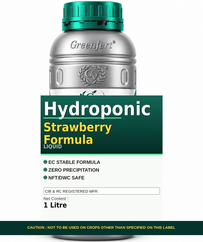 Greenfert Hydroponic Strawberry Formula — bottle packaging