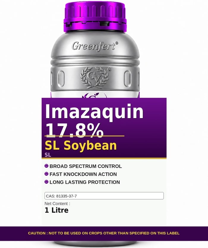 Imazaquin 17.8% SL Soybean — bottle packaging