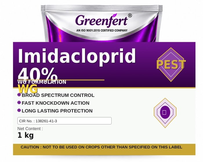 Imidacloprid 40% WG — WG packaging bag