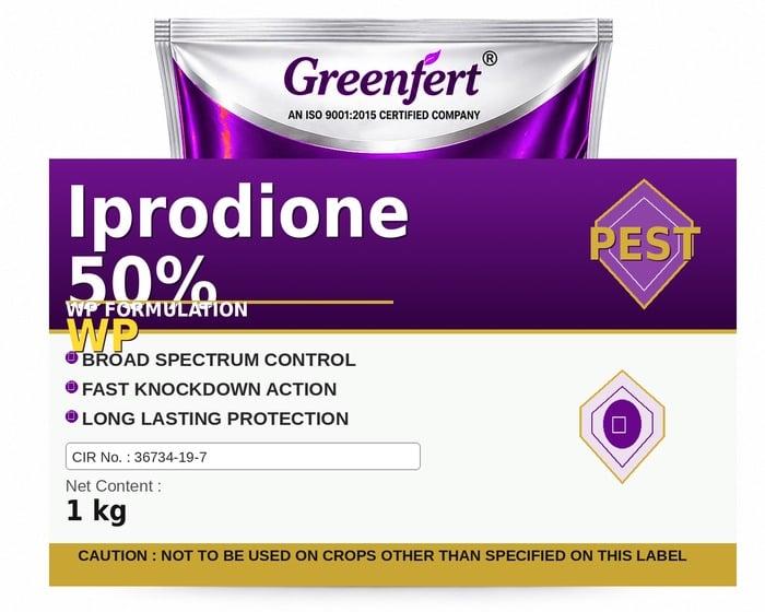 Iprodione 50% WP — WP packaging bag