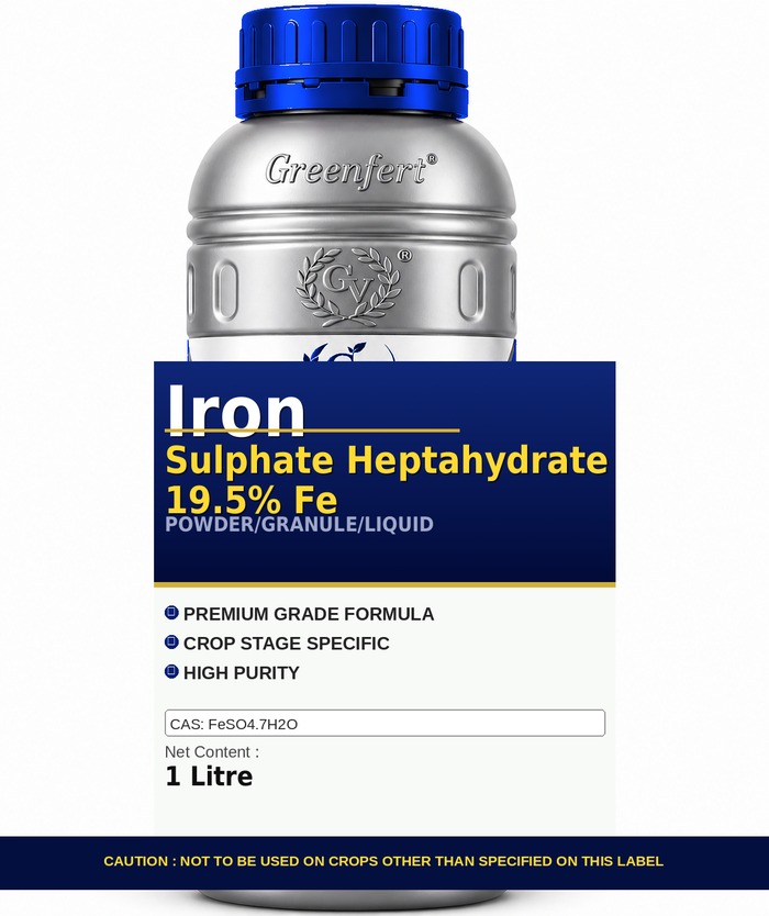 Greenfert Iron Sulphate 19.5% Fe — FE packaging bag
