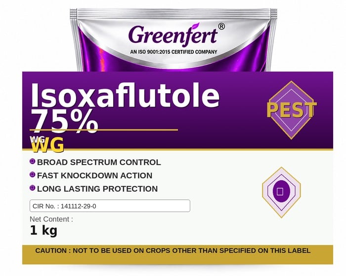 Isoxaflutole 75% WG — WG packaging bag
