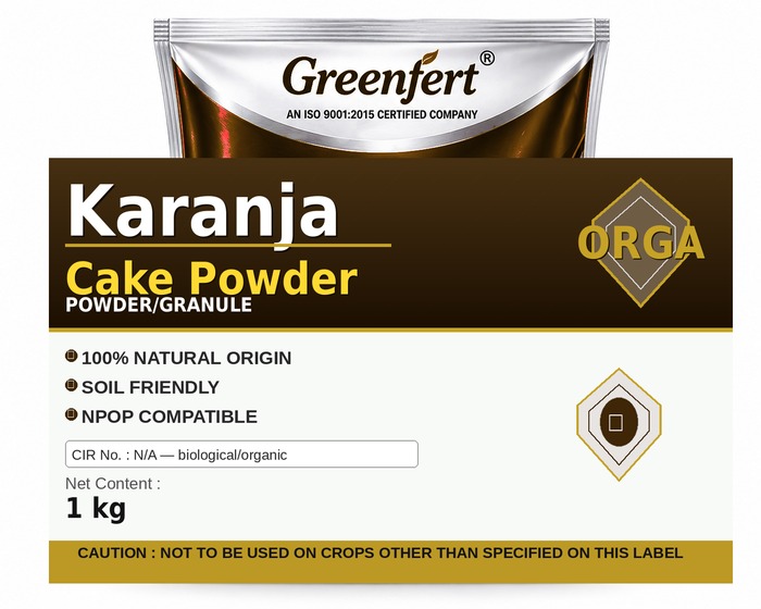 Greenfert Karanja Cake Powder — POWDER packaging bag