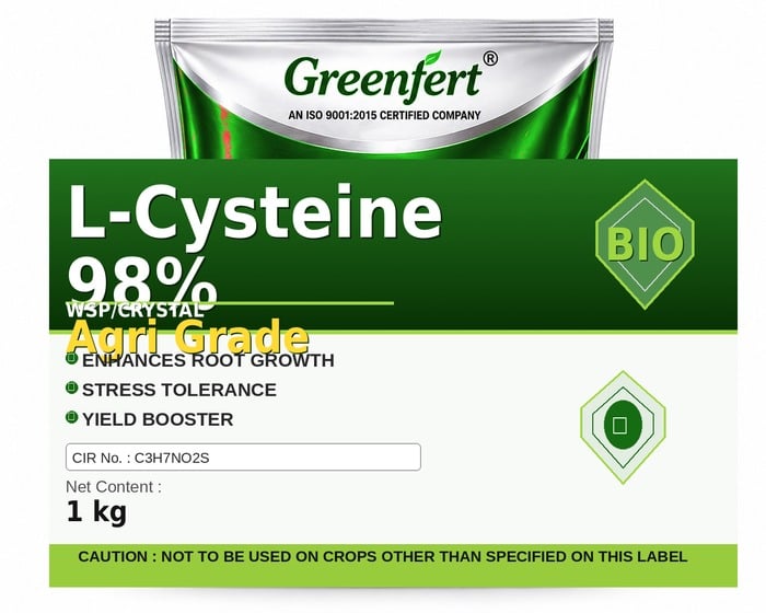 Greenfert L-Cysteine 98% Agri Grade — GRADE packaging bag