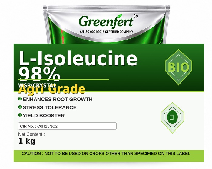 Greenfert L-Isoleucine 98% Agri Grade — GRADE packaging bag
