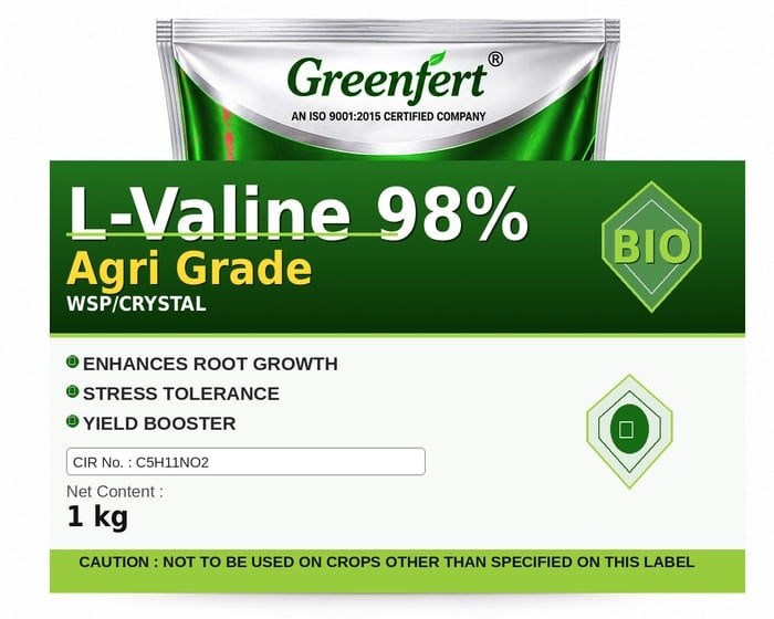 Greenfert L-Valine 98% Agri Grade — GRADE packaging bag