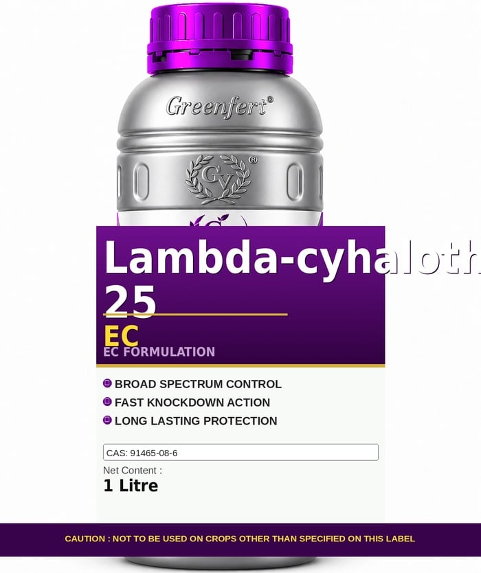 Lambda-cyhalothrin 25 EC — bottle packaging