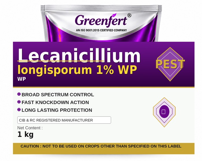 Lecanicillium longisporum 1% WP — WP packaging bag