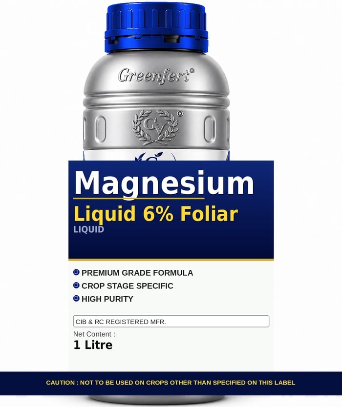 Greenfert Magnesium Liquid 6% Foliar — bottle packaging