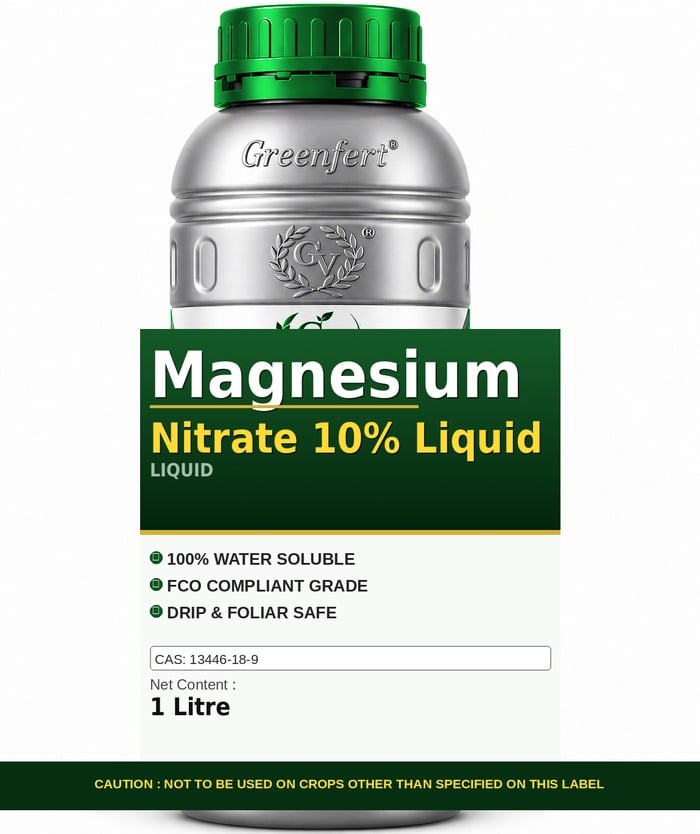 Greenfert Magnesium Nitrate 10% Liquid — bottle packaging