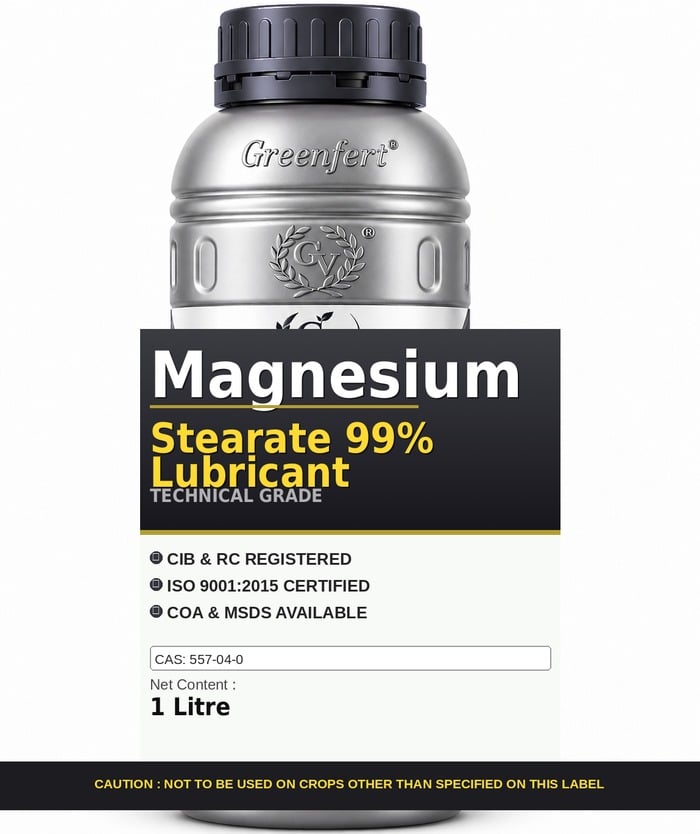 Magnesium Stearate 99% Lubricant — technical grade jar