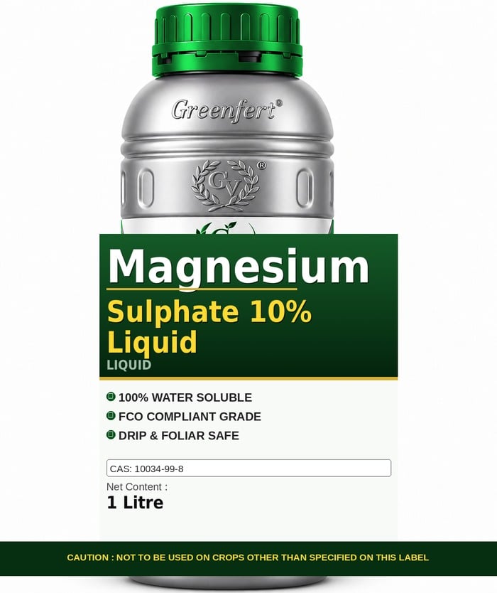 Greenfert Magnesium Sulphate 10% Liquid — bottle packaging