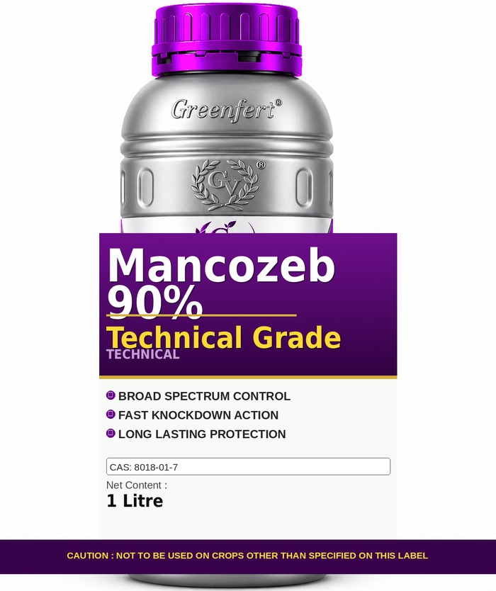Mancozeb 90% Technical Grade — technical grade jar