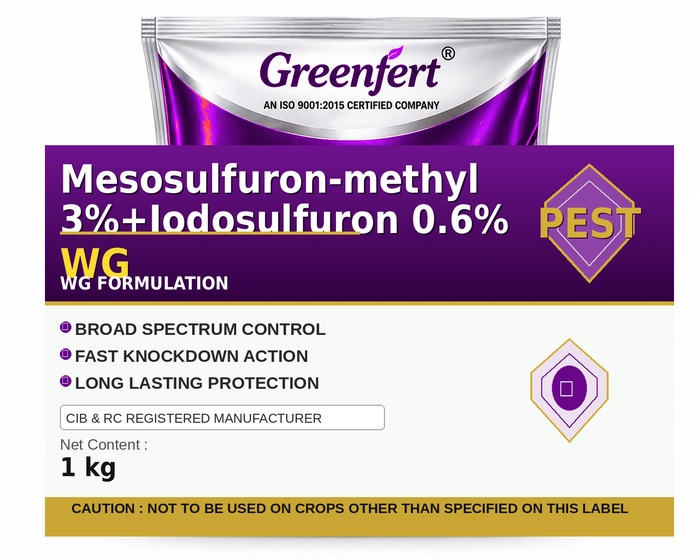Mesosulfuron-methyl 3%+Iodosulfuron 0.6% WG — WG packaging bag