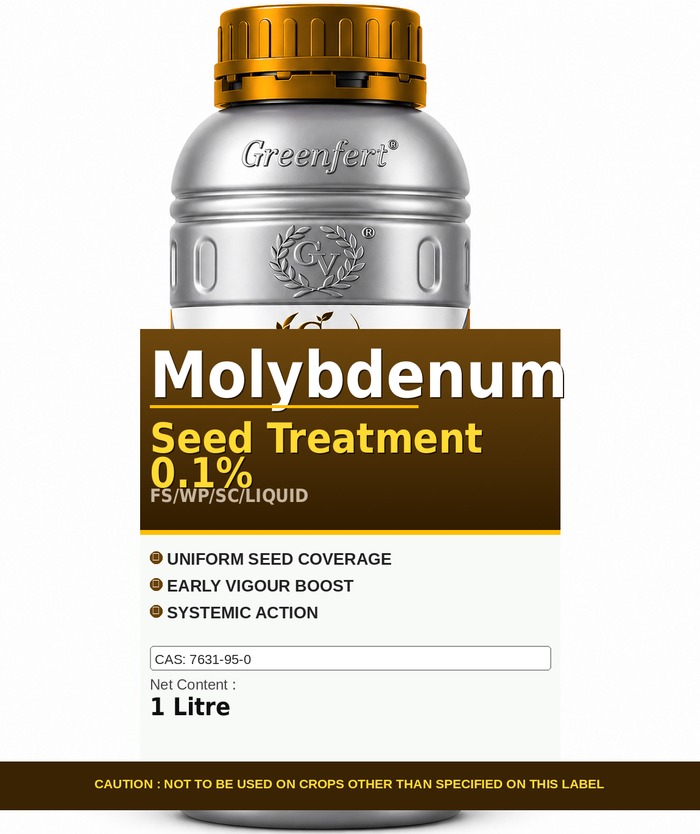 Greenfert Molybdenum Seed Treatment 0.1% — 1 packaging bag