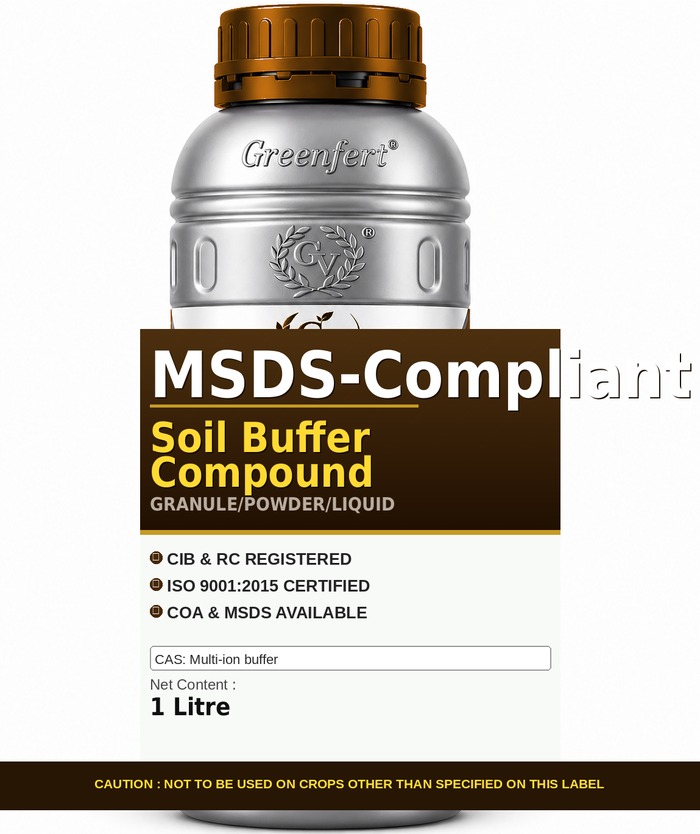 Greenfert MSDS-Compliant Soil Buffer Compound — COMPOUND packaging bag