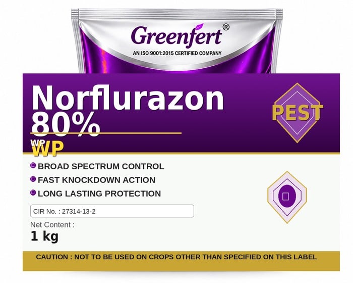 Norflurazon 80% WP — WP packaging bag