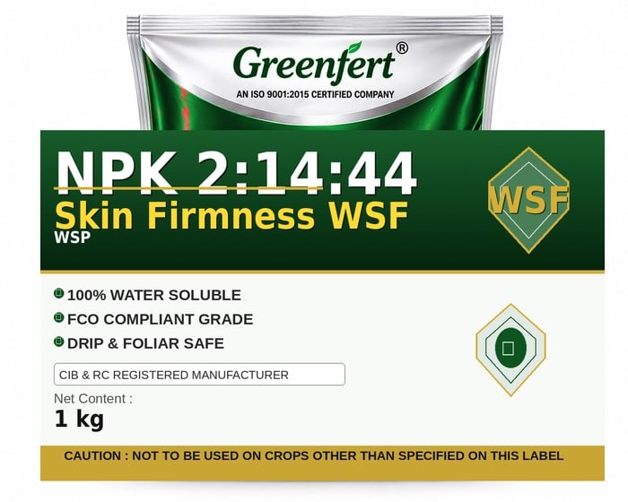 Greenfert NPK 2:14:44 Skin Firmness WSF — WSF packaging bag