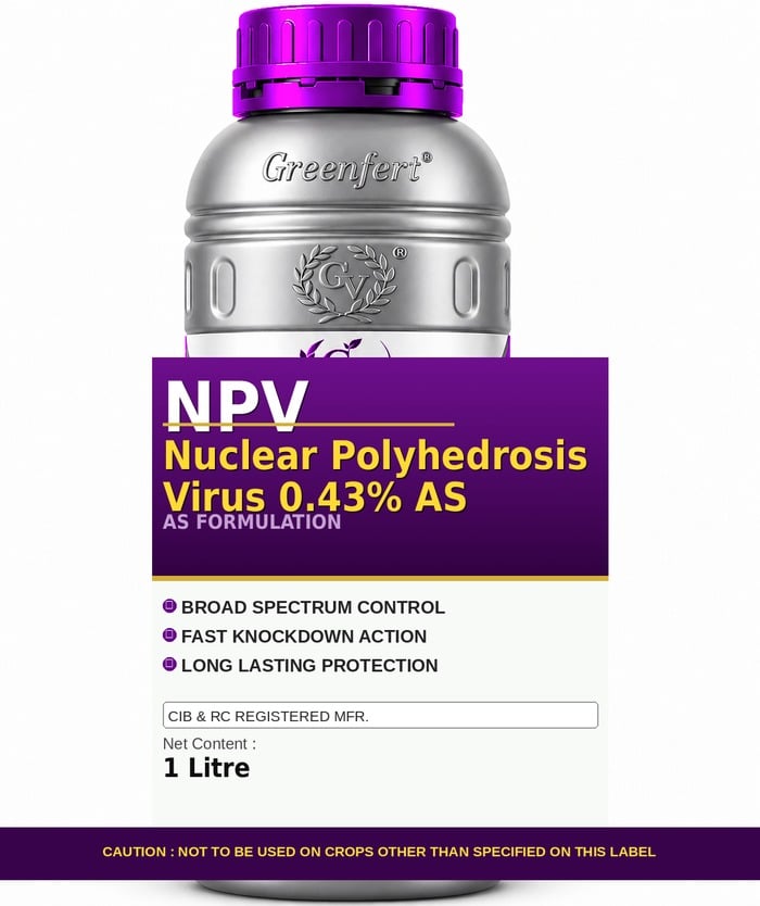 NPV Nuclear Polyhedrosis Virus 0.43% AS — bottle packaging