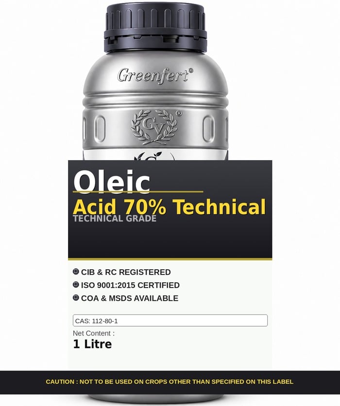 Oleic Acid 70% Technical — technical grade jar