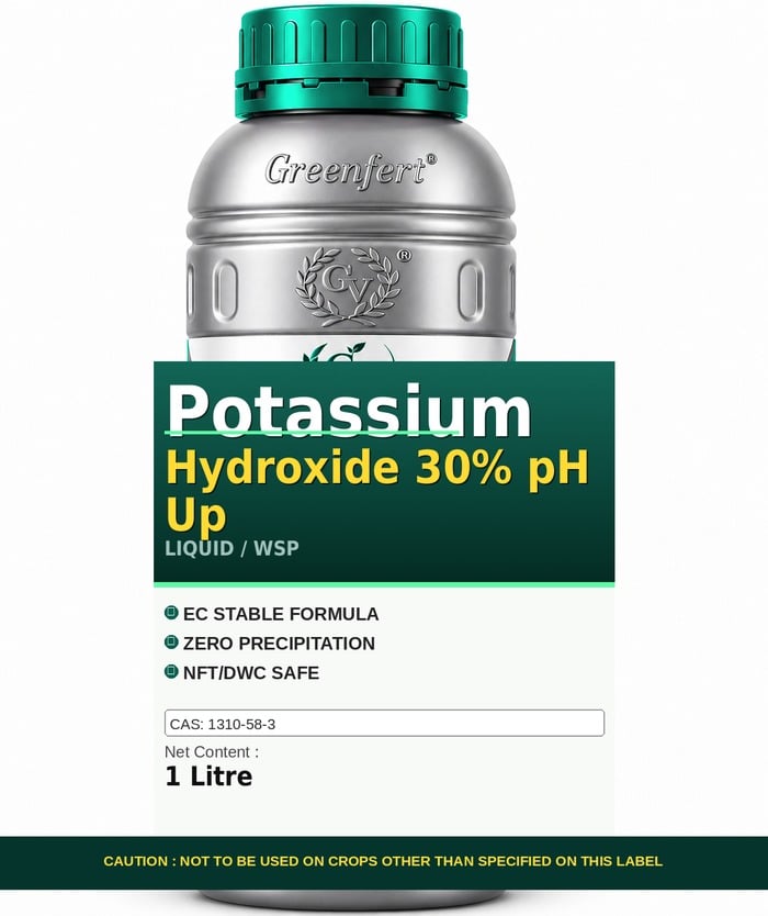 Greenfert Potassium Hydroxide 30% pH Up — UP packaging bag