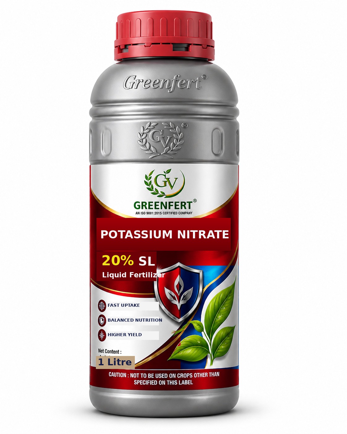 Greenfert Potassium Nitrate 20% Liquid packaging