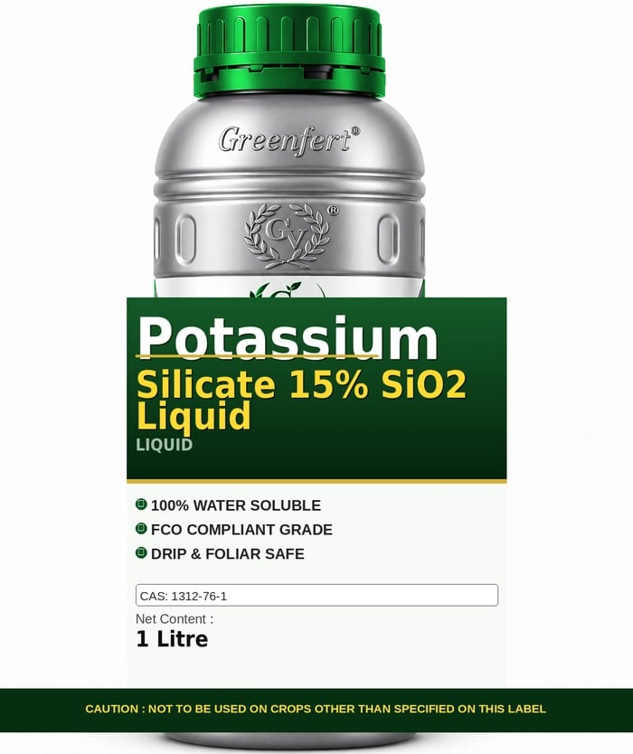 Greenfert Potassium Silicate 15% SiO2 Liquid — bottle packaging