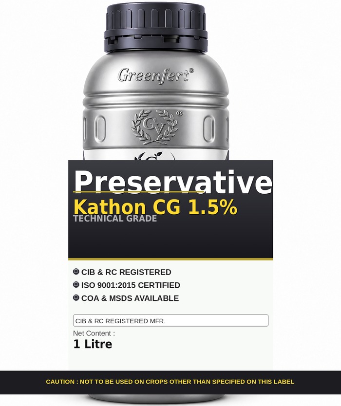 Preservative Kathon CG 1.5% — technical grade jar