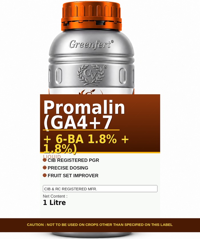Greenfert Promalin (GA4+7 + 6-BA 1.8% + 1.8%) — bottle packaging