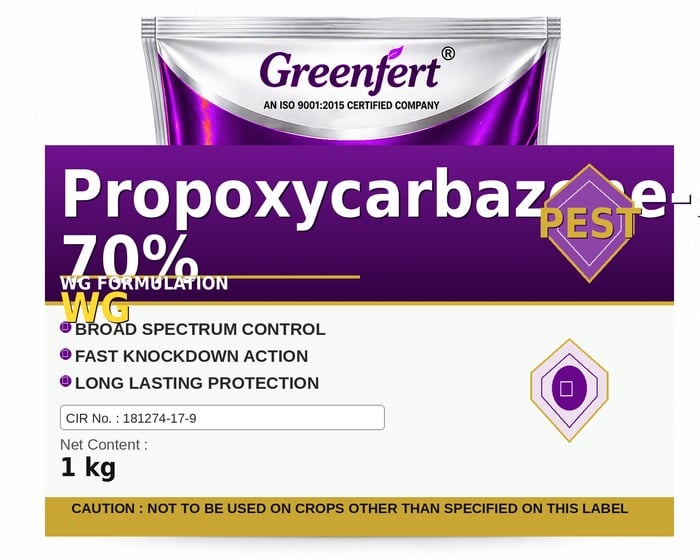 Propoxycarbazone-sodium 70% WG — WG packaging bag