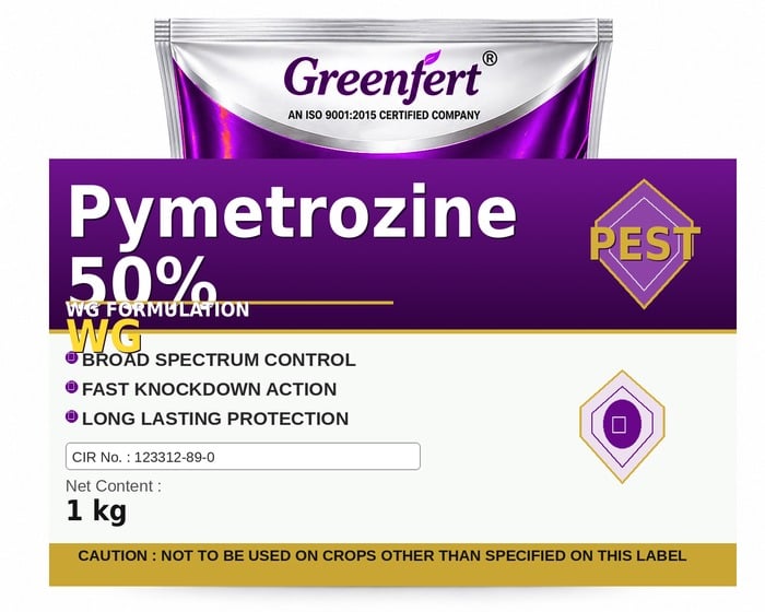 Pymetrozine 50% WG — WG packaging bag