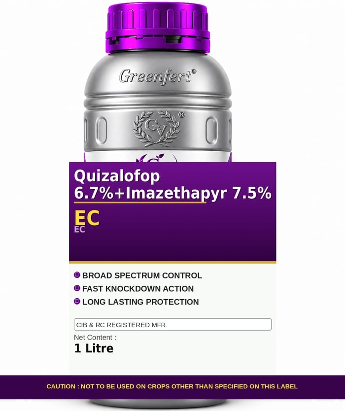 Quizalofop 6.7%+Imazethapyr 7.5% EC — bottle packaging