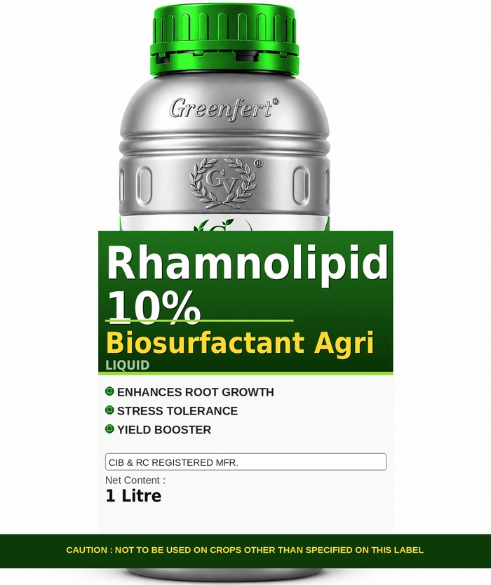 Greenfert Rhamnolipid 10% Biosurfactant Agri — bottle packaging