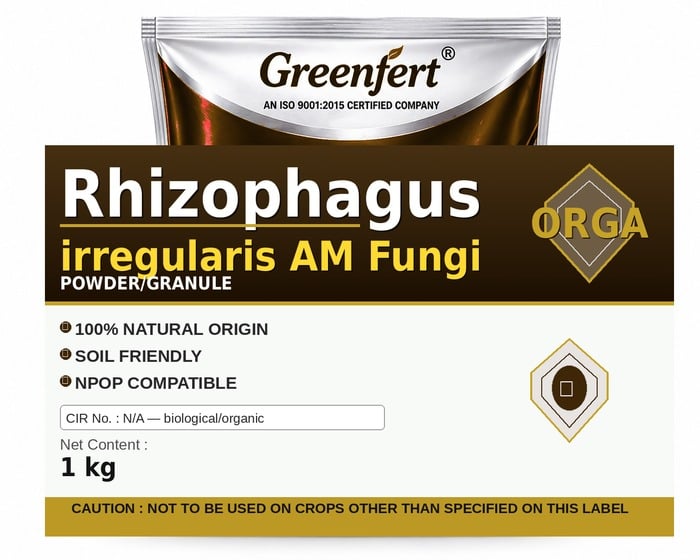Greenfert Rhizophagus irregularis AM Fungi — FUNGI packaging bag