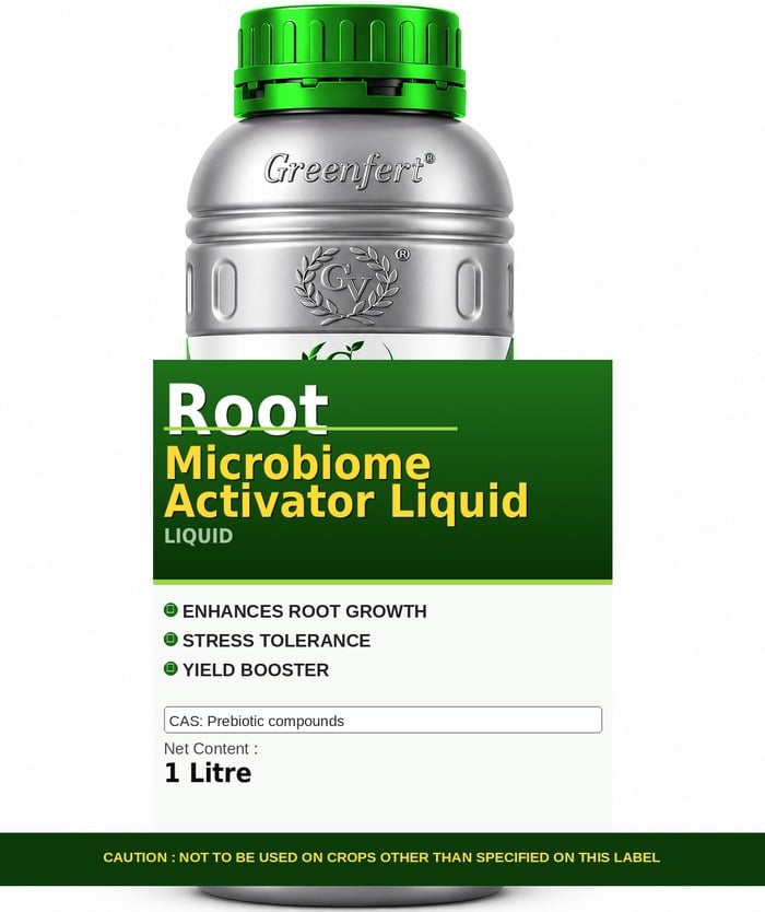 Greenfert Root Microbiome Activator Liquid — bottle packaging
