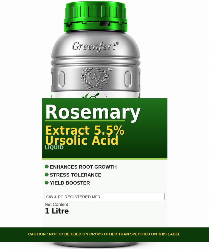 Greenfert Rosemary Extract 5.5% Ursolic Acid — bottle packaging
