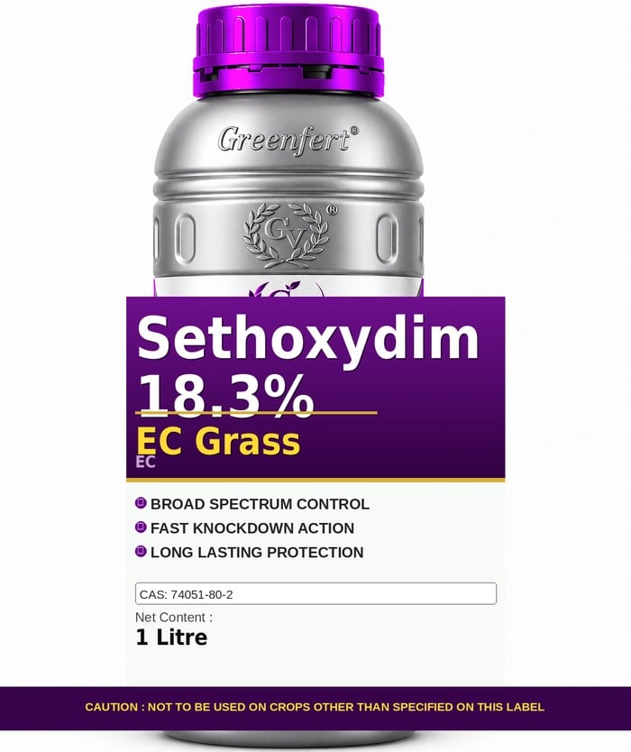 Sethoxydim 18.3% EC Grass — bottle packaging
