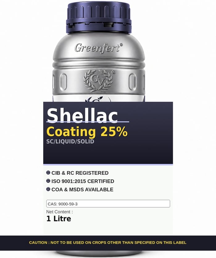 Greenfert Shellac Coating 25% — 25 packaging bag