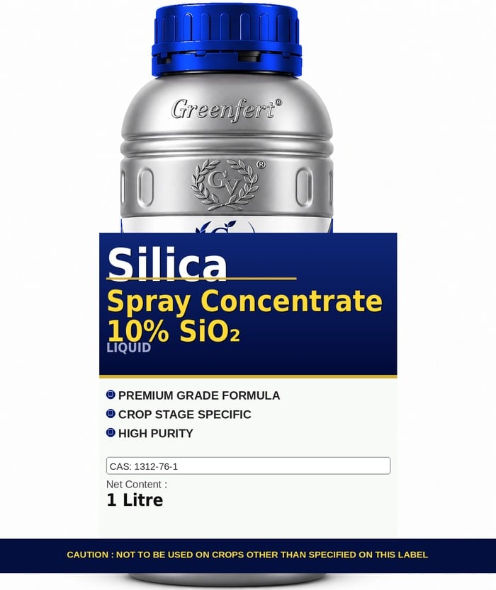 Greenfert Silica Spray Concentrate 10% SiO₂ — bottle packaging