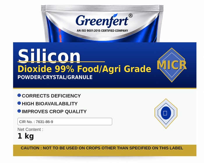 Greenfert Silicon Dioxide 99% Food/Agri Grade — GRADE packaging bag