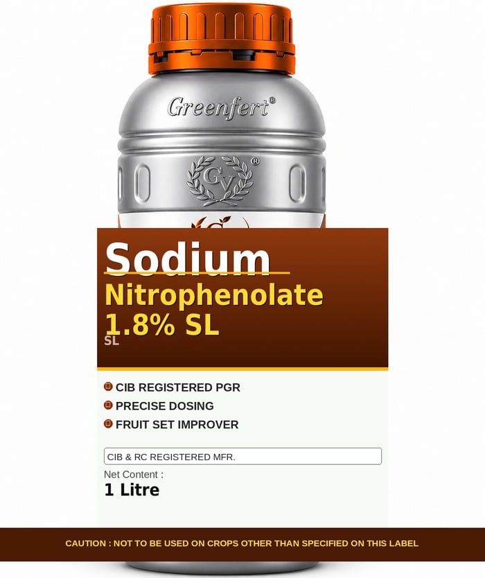 Greenfert Sodium Nitrophenolate 1.8% SL — bottle packaging