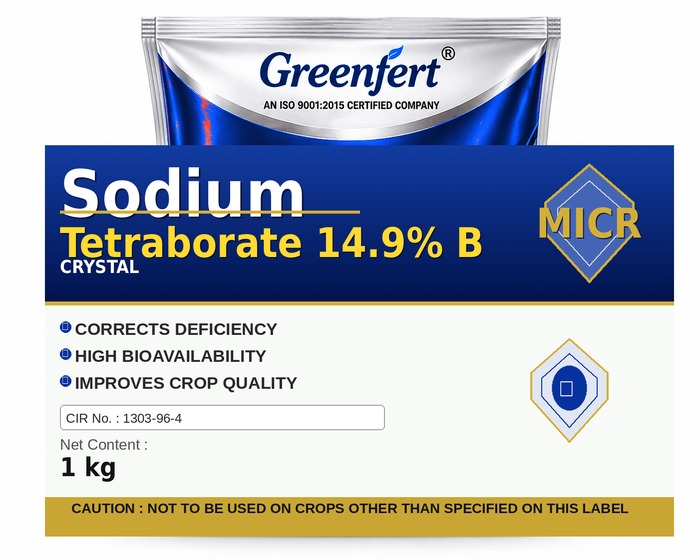 Greenfert Sodium Tetraborate 14.9% B — B packaging bag