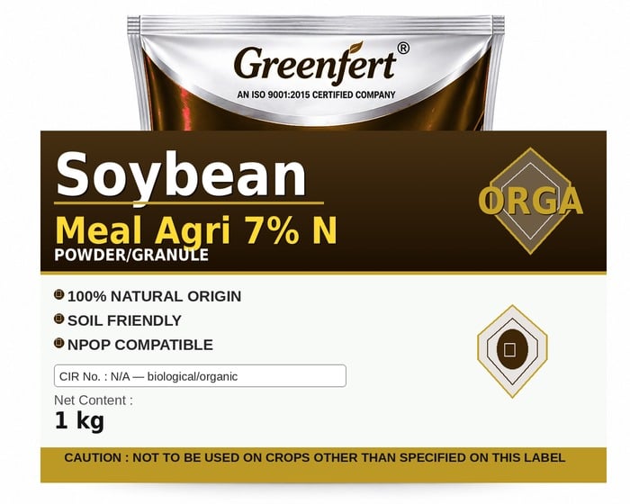 Greenfert Soybean Meal Agri 7% N — N packaging bag