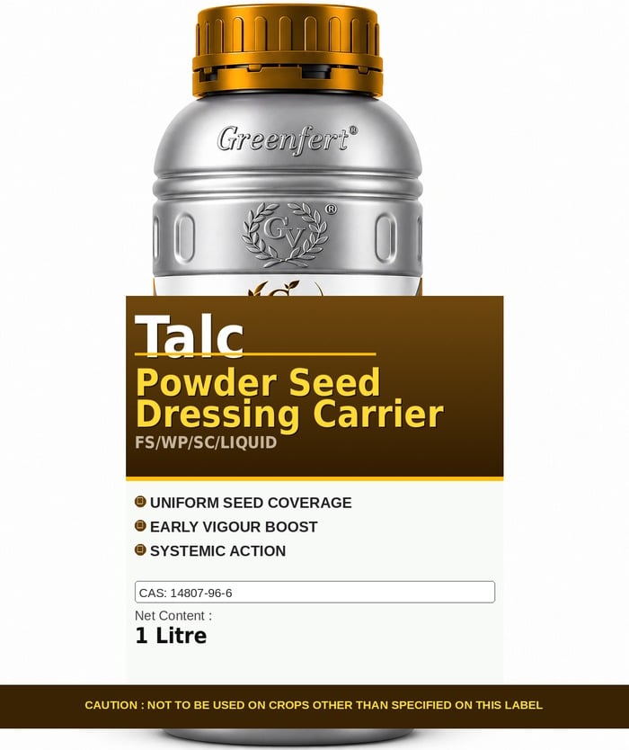 Greenfert Talc Powder Seed Dressing Carrier — CARRIER packaging bag