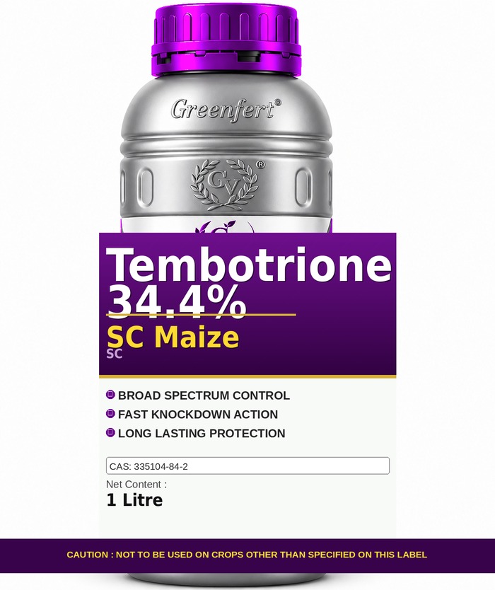 Tembotrione 34.4% SC Maize — bottle packaging