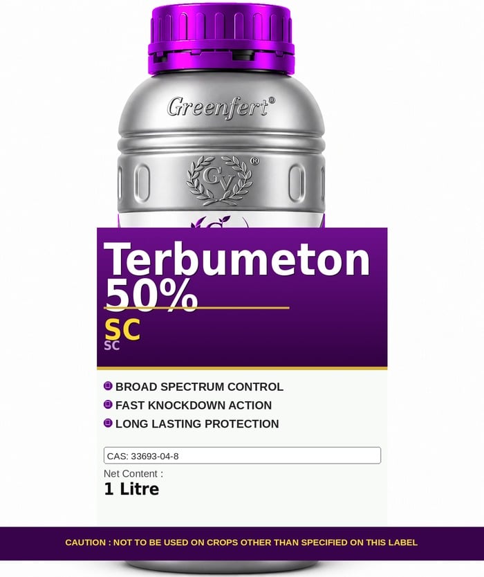 Terbumeton 50% SC — bottle packaging