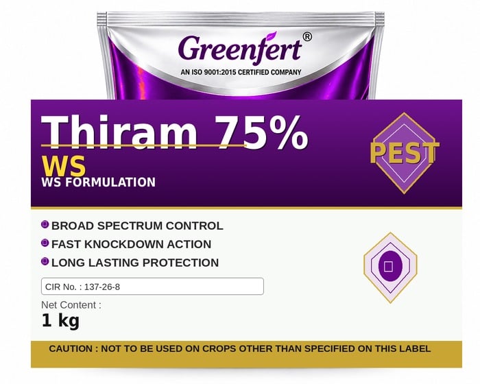 Thiram 75% WS — bottle packaging