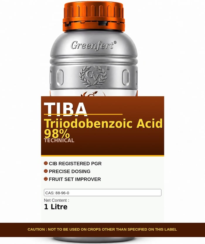 Greenfert TIBA Triiodobenzoic Acid 98% — technical grade jar