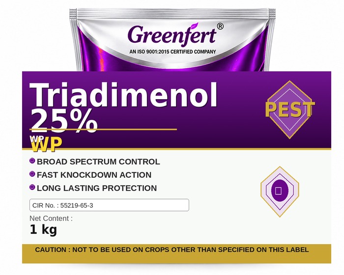 Triadimenol 25% WP — WP packaging bag