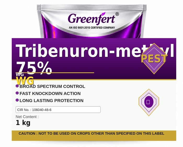 Tribenuron-methyl 75% WG — WG packaging bag